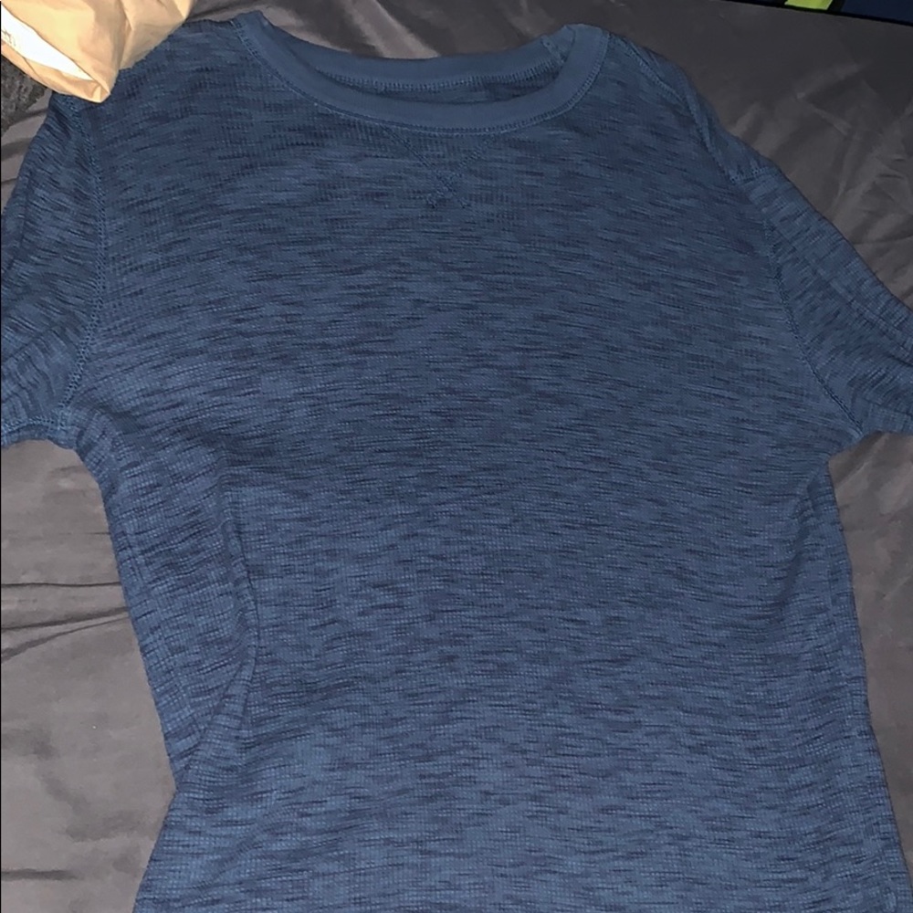 Mens Medium Long Sleeve Blue Mossimo Shirt